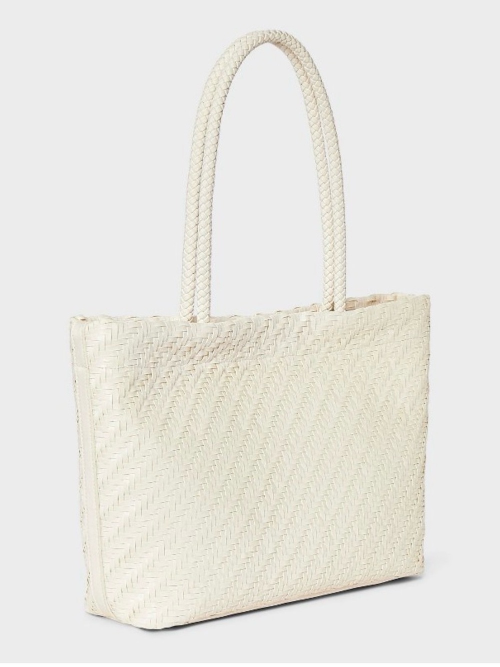 NWT A New Day™ Woven Tote Bag - Cream